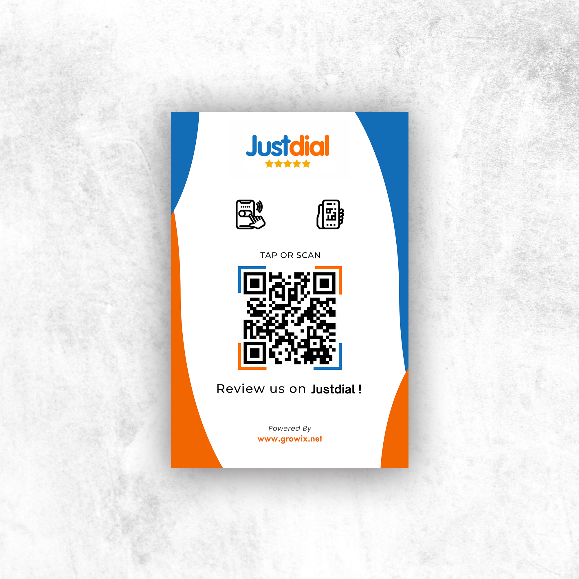 JustDial NFC Card